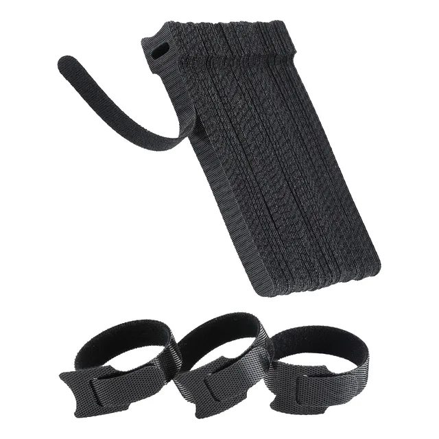 Velcro Cintas Correas Amarra Cables Colores X 20 Piezas