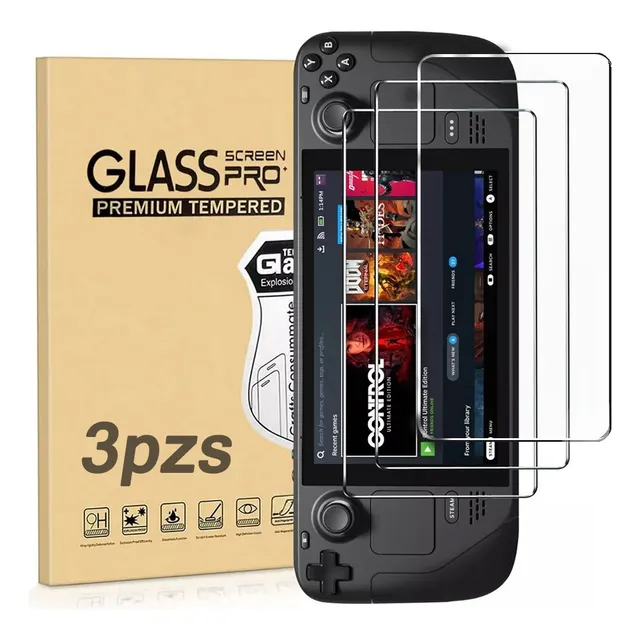 3 Piezas Micas Protectoras Pantalla Para Steam Deck