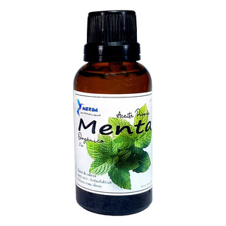 Aceite Herba De Menta 30cc Orgánico En Vidro C/ Gotero Aceite Herba De Menta 30cc Orgánico En Vidro C/ Gotero