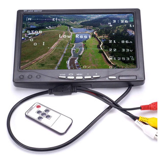 Fpv Monitor Drone Lcd 7 Inch 1024x600 Xt60 A Deans Conector Fpv Monitor Drone Lcd 7 Inch 1024x600 Xt60 A Deans Conector