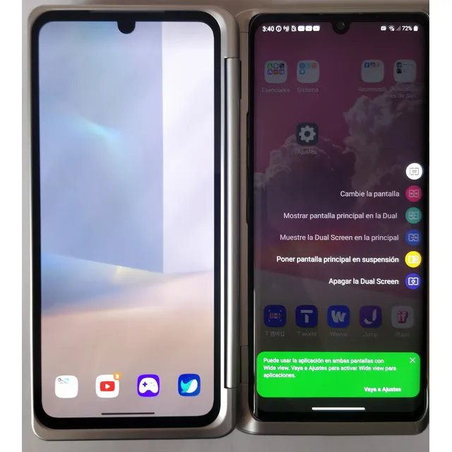 LG Velvet 128 Gb Aurora White 8 Gb Ram + Funda Dual Screen + Adaptador