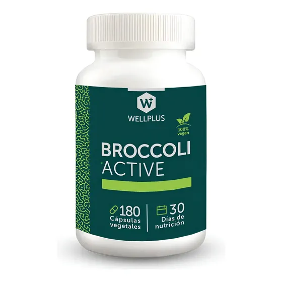 Broccoli Active 180 Cápsulas W+ Well Plus Brocoli