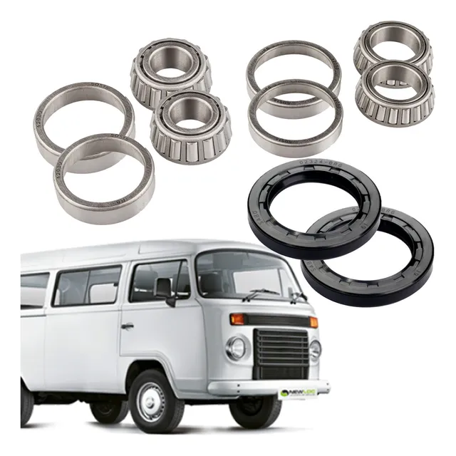 Kit Rolamento Roda Dianteira Interno/externo Kombi 1983...