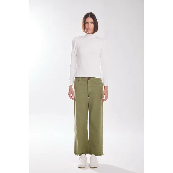 Jean Relax Color Murcia Soft Military Koxis Mujer