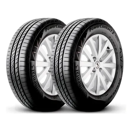 Kit 2 Pneus 185/65r15 Continental Powercontact 2 88h Aro 15 H