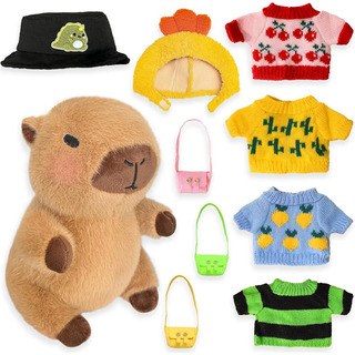 // Peluche A+ For Capibara Con 9 Prendas // Peluche A+ For Capibara Con 9 Prendas