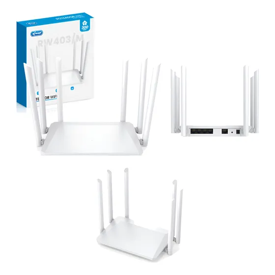 Roteador Wi-fi Repetidor Gigabit Wifi Rede Ap 6 Antenas