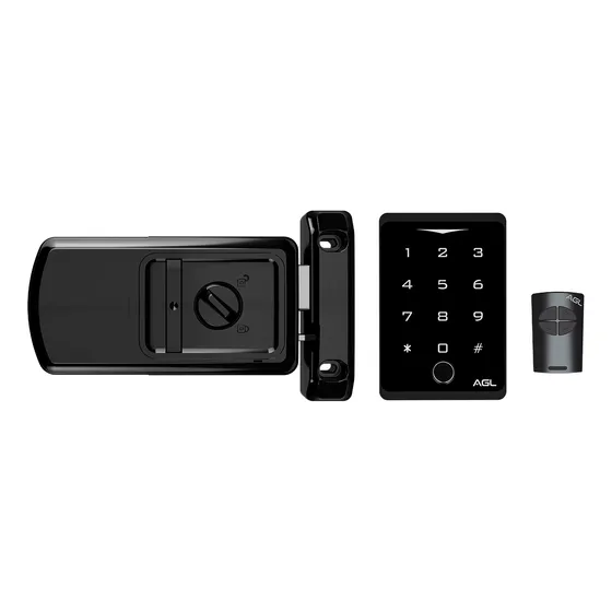Fechadura Smart X3 Sem Fio Abertura Bio E Chave Tetra Agl