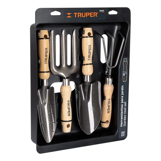 Juego Mini Herramientas Jardin 4 Piezas 6 PuLG. Truper