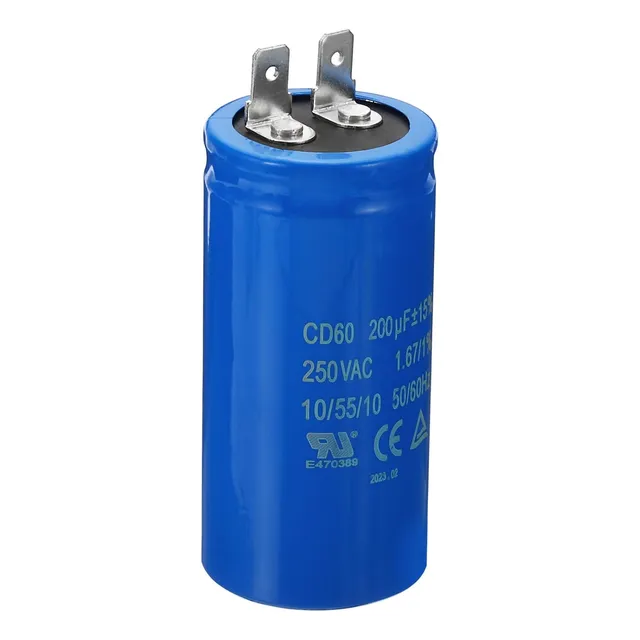 Condensador De Funcionamiento Patikil Cd60, 200uf/mfd 250vac