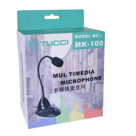 Micrófono Multimedia De Escritorio Para Pc Laptop Tucci