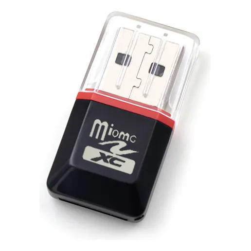 Adaptador Lector Tarjetas Sd Usb Mini Negro 2pcs