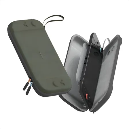 Estuche Viajes Protector Rígido Para Nintendo Switch 2 Color Verde