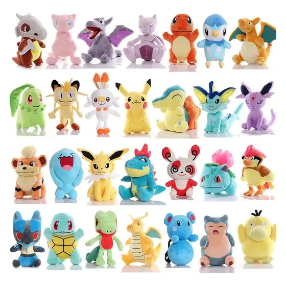 Peluche Pokemon Varios Personajes Principales Pikachu 22cm!!