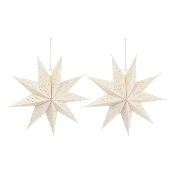 2 Pantallas Con Forma De Farol Con Forma De Estrella, Lámpar