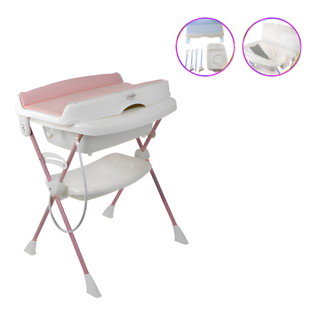 Banheira De Bebê Infantil Até 20kg Rose Splash - Burigotto Cor Rose Madder