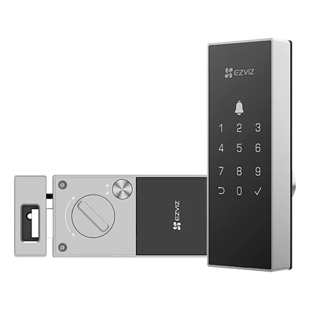 Cerrojo Inteligente Ezviz Dl03 Teclado Wifi Bluetooth Negro/plateado