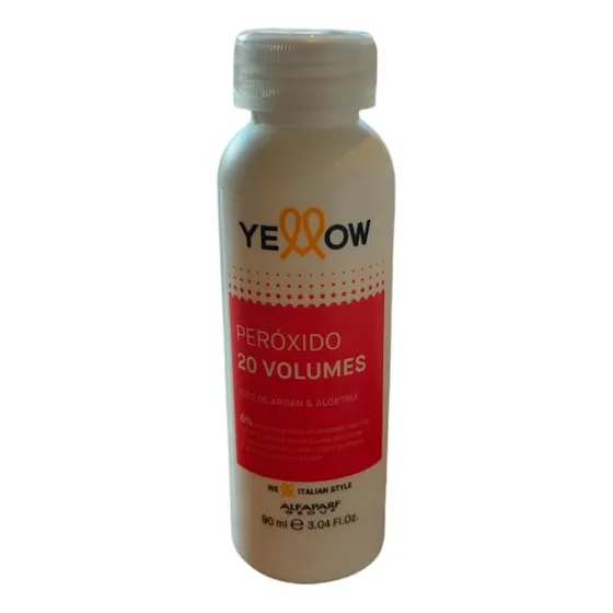 Agua Oxigenada 20 Volumenes Yellow Crema Oxidante 90 Ml