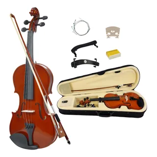 Violino Arco Breu Cavalete AcĂșstico 1/2 Madeira Estojo Luxo Violino Arco Breu Cavalete AcĂșstico 1/2 Madeira Estojo Luxo