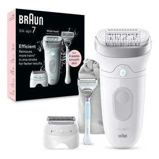 Depiladora Braun Silk-épil 7 Se7-141 Húmeda Y Seca Con Maqui Depiladora Braun Silk-épil 7 Se7-141 Húmeda Y Seca Con Maqui