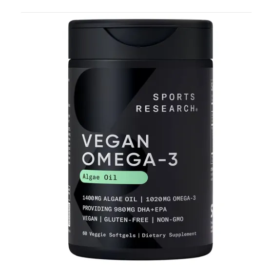 Vegan Omega 630mg X60 Capsulas - Sports Research