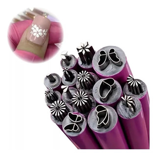 15pcs Bolígrafo Para Sellos De Decoración De Uñas Diy 15pcs Bolígrafo Para Sellos De Decoración De Uñas Diy