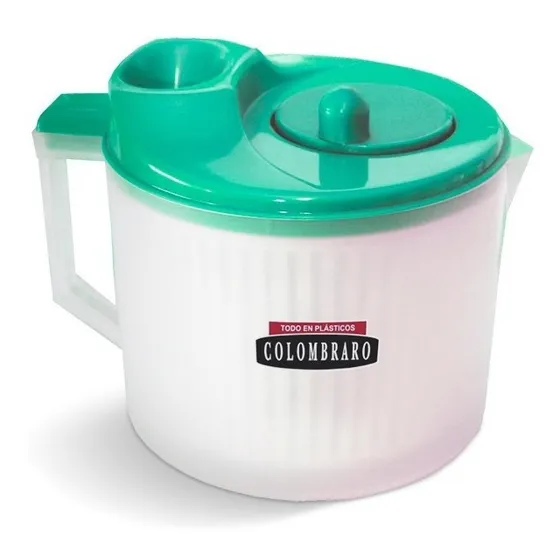 Escurridor Centrifugo De Verduras Art. 326 Colombraro Color Verde/Agua