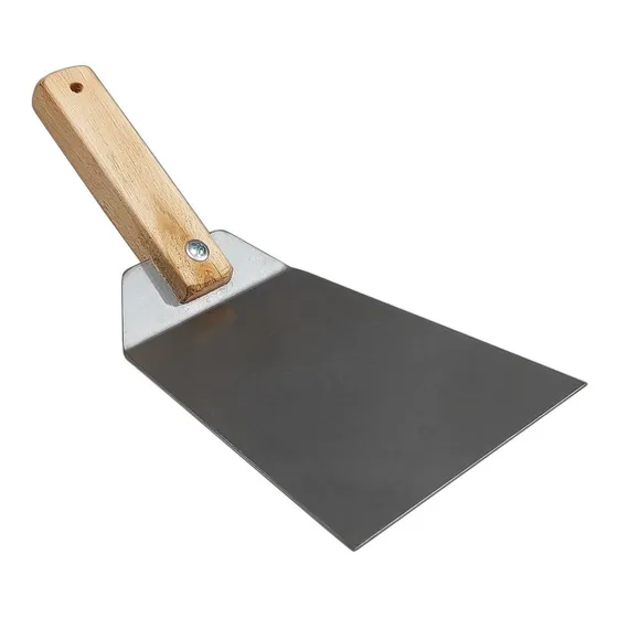 Espátula Grande Ancha Para Plancha Parrilla Cocina
