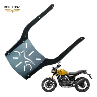 Bagageiro Suporte Baú Triumph Speed 400 2025 À 2026 Premium Preto
