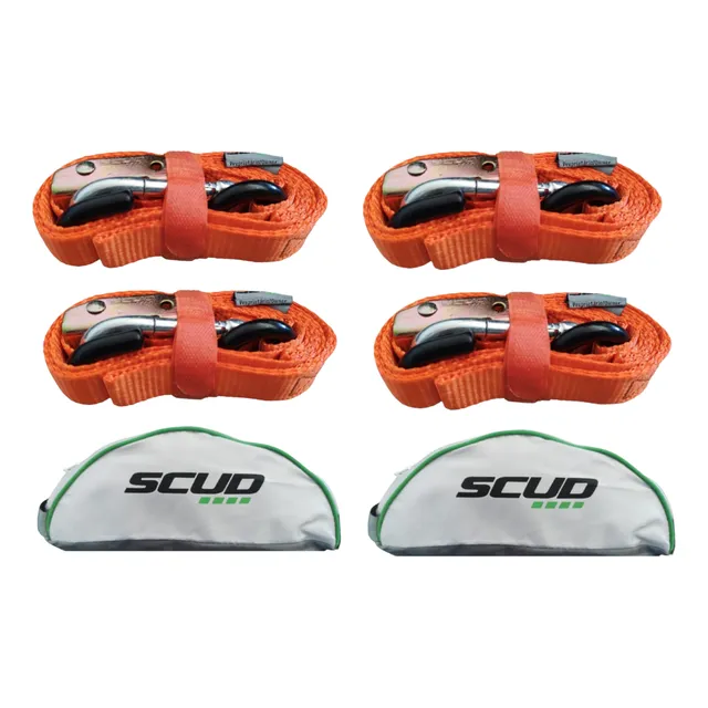 2 Par Cinta Extensor Esticador Presilha 1 Gancho 1 Mosq Scud