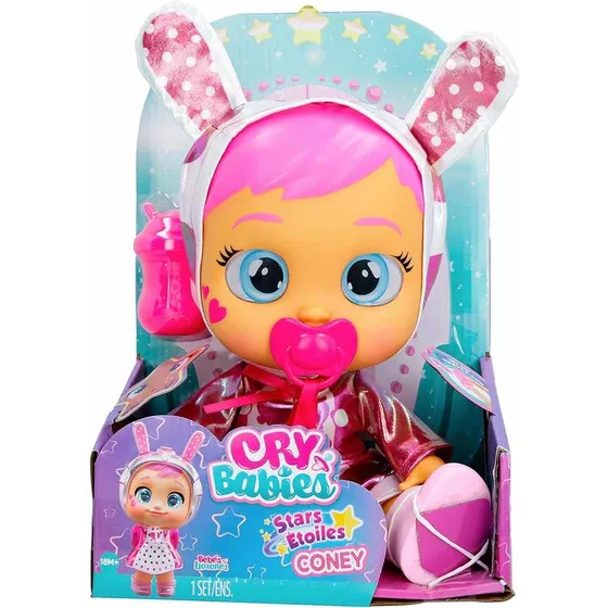 Cry babies muñeca stars coney bebes llorones ojos iluminados