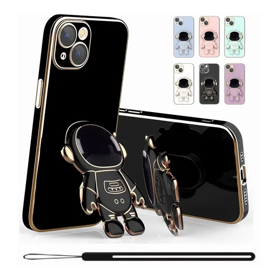 Funda Para iPhone Carcasa Celular Case Soporte De Astronauta