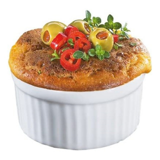 Küchenprofi Molde P/soufflé Ramekin Molde Cerámica P/horno Color Blanco Küchenprofi Molde P/soufflé Ramekin Molde Cerámica P/horno Color Blanco