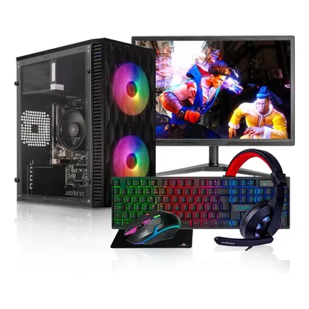 PC Gamer Completo MCL, Intel Core I5, 16GB De RAM, SSD 240GB, Periféricos + Monitor