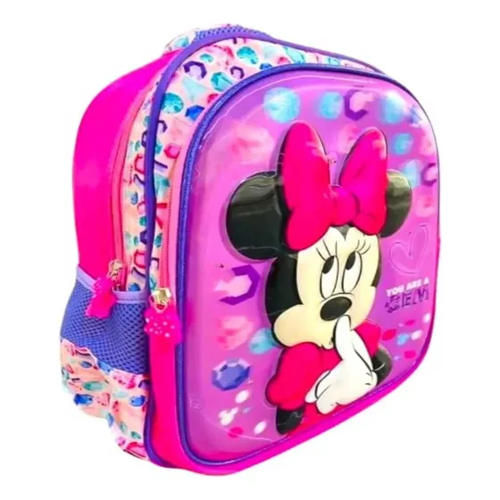 Mochila Minnie Mouse Oficio 3d Con Luces