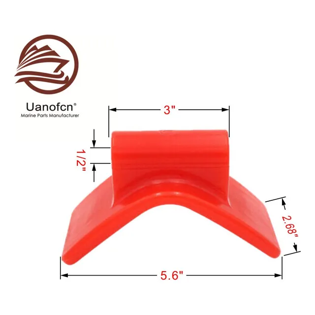 Rodillo Fijacion Para Remolque Barco 3  Color Rojo