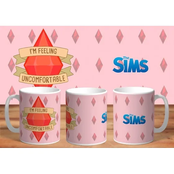Taza Los Sims: Me Siento Enojado