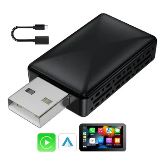 Convertidor Carplay Inalambrico Para Carro Bluetooth Android