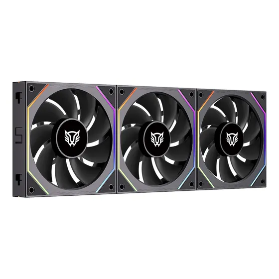 Kit 3 Ventiladores Magenticos Para Pc Eolox Link-r Exl95r