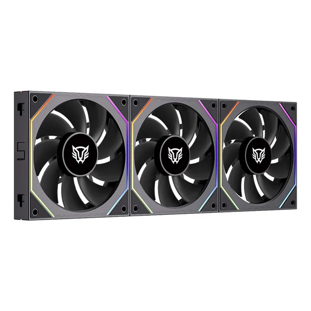 Kit 3 Ventiladores Magenticos Para Pc Eolox Link-r Exl95r
