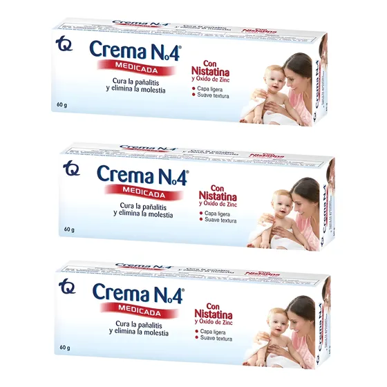 Crema Número 4 Medicada 60g - G - g a $566