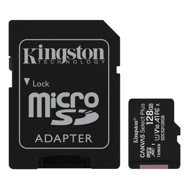 Memoria Micro Sd 128gb Clase 10 C/adaptador - Kingston