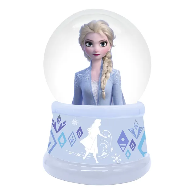 Globo De Nieve Para Decorar - Disney Frozen Color Celeste