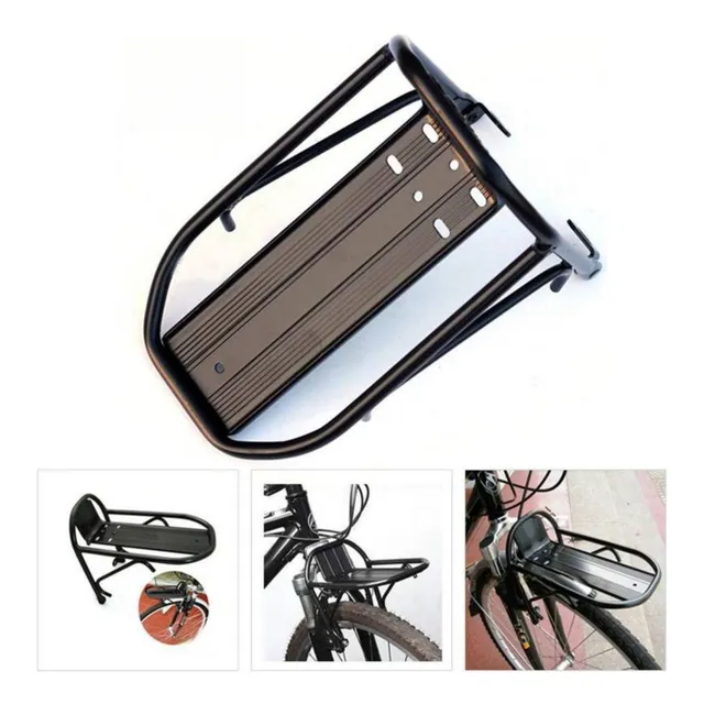 Parrilla Bicicleta Delantera Porta Equipaje Bolso Mochila