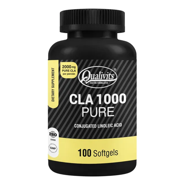 Suplemento Qualivits Cla 1000 Mg Pure 100 Cápsulas Blandas