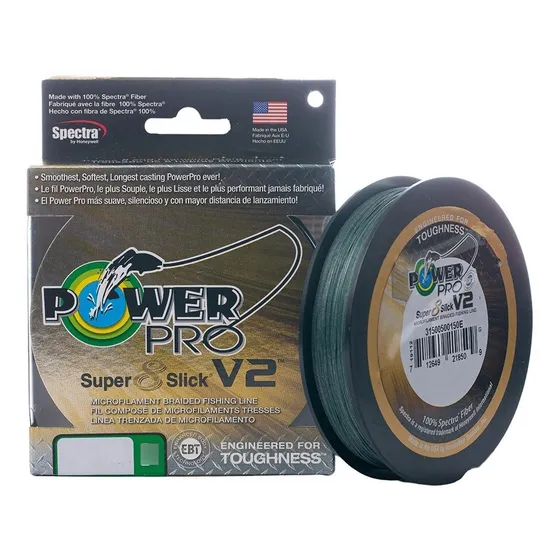 Linha Pesca Mulfilamento Power Pro 8x Super Slick V2 8 Fios