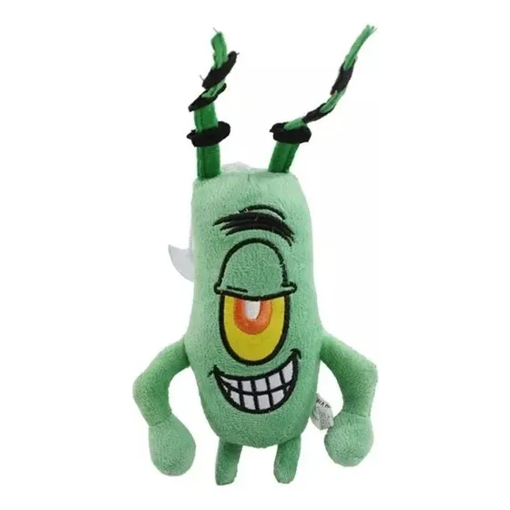 Boneco Pelucia Plâncton Turma Bob Esponja Plankton Spongebob