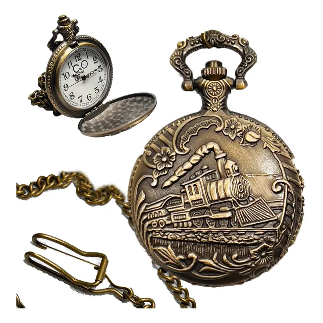 Reloj Vintage De Bolsillo - Reloj De Bolsillo + Estuche