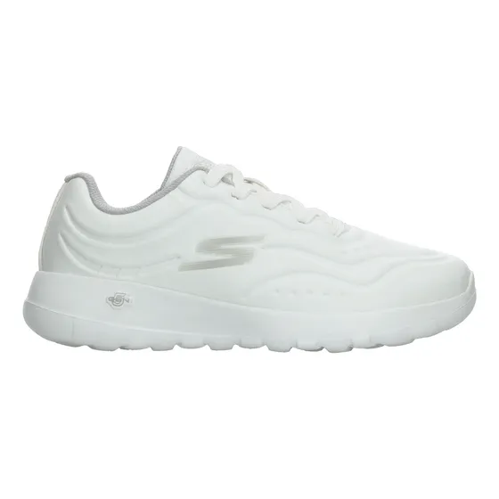 Tenis Dama Skechers Go Walk Max Blanco Deportivo Running Entrenamiento Cómodo Agujetas Para Mujer