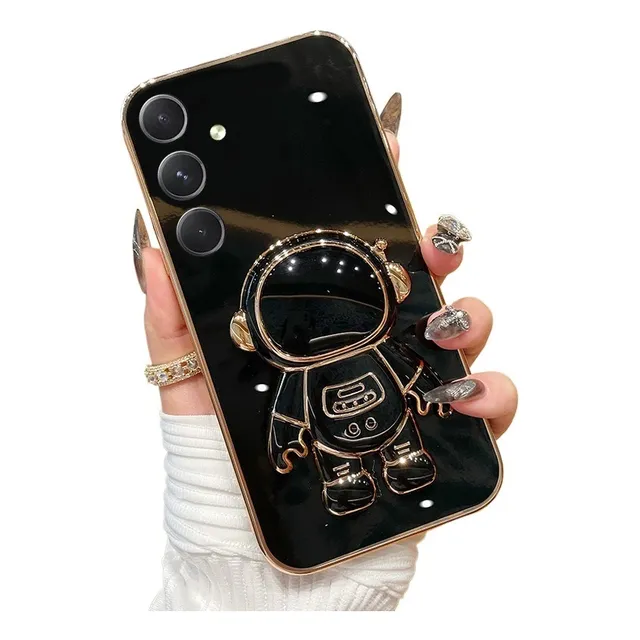 Capa Para Samsung A24 A34 A54 Electroplate Astronauta